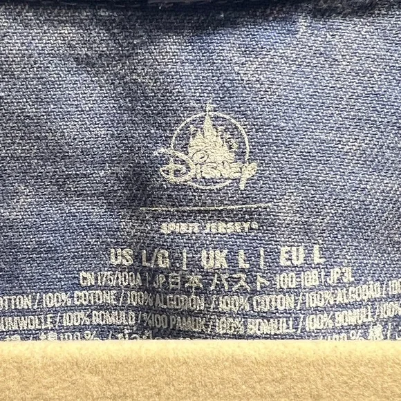 Disney parks Pocahontas Denim Jean jacket style Spirt jersey - Picture 6 of 10